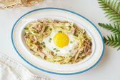 맛있어 보이도록 쪽파 조금 올려서 완성했어요. 식단 조절하는 분들이 가볍고 든든하게 만들어 먹기 좋은 다이어트 양배추덮밥 완성!