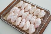 바스켓에 일정한 간격을 두고 올려줍니다.