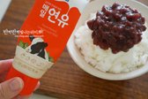 얼리기 전 연유를 넣어주었지만 단맛에 따라 더 넣어주셔도 좋습니다.