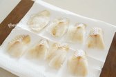 20분 정도 두었다가 키친타월에 올려 물기를 제거합니다.
