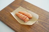 명란은 한입에 먹기 좋게 2cm 정도 두께로 썰어 준비해 줍니다.