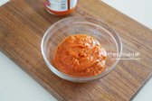 토마토 소스는 시판용 제품이 다양하기 때문에 농도와 맛에 따라 기본 레시피 양을 참고하시어 조절합니다.