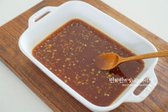 진간장 3 큰 술, 굴 소스 1 큰 술, 황설탕 1 큰 술, 조청(물엿) 2 큰 술, 간 마늘 1 큰 술, 맛술 2 큰 술, 생강술(청주) 2 큰 술, 생강가루 1/4 작은 술, 참기름 1 작은 술, 후추 약간 넣어주어요.