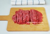 고기를 채썰어 줍니다.