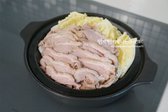 냄비 위에 찜기를 올리고 중불로 줄인 뒤 뚜껑을 덮어 5분간 찝니다.