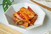 짭조름하고 매콤한 매운 어묵볶음이 완성되었습니다.