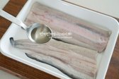 ​장어 1마리당 생강술(청주) 1 큰 술, 소금, 후추를 약간 뿌려 10분 정도 밑간해 둡니다.