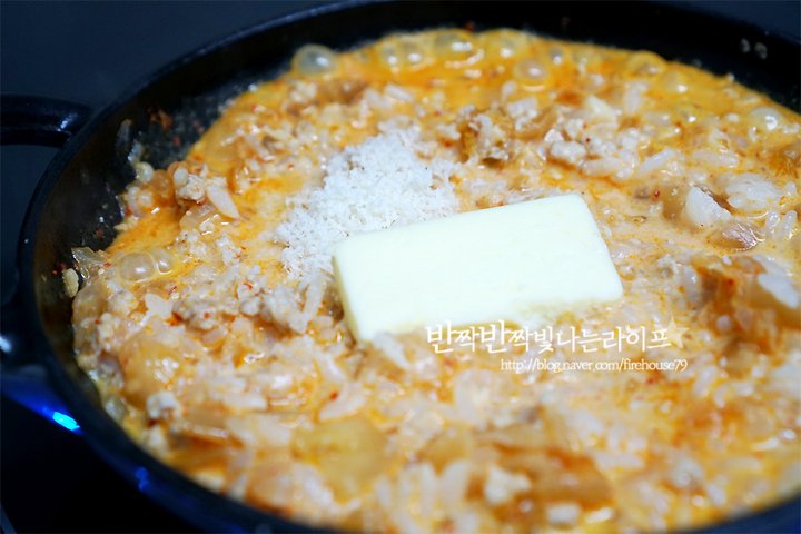 백종원 김치 리조또 레시피 2인분 30분 완성 평점 4.8점(53) 레시피 이미지 - 7
