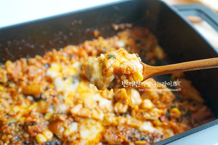매콤한 치즈 닭갈비 레시피 3인분 50분 완성 평점 4.8점(22) 레시피 이미지 - 11