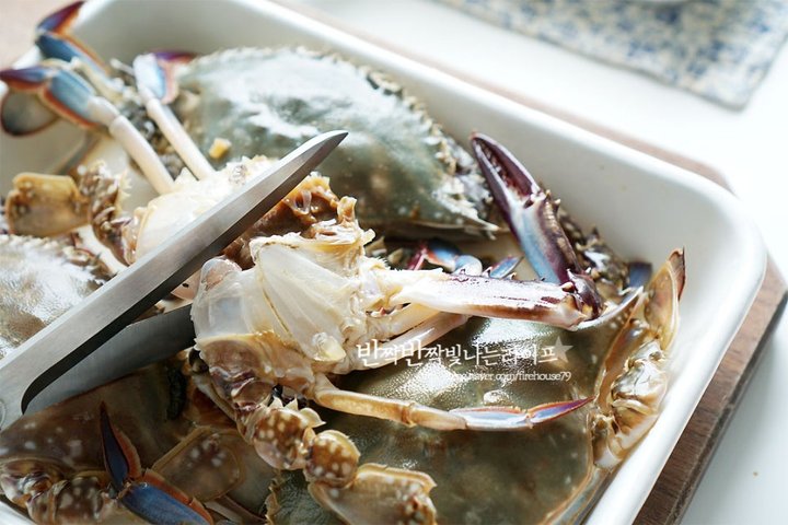시원한 꽃게 된장찌개 꽃게찌개 레시피 4인분 45분 완성 평점 5.0점(36) 레시피 이미지 - 3