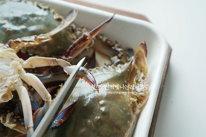 시원한 꽃게 된장찌개 꽃게찌개 레시피 4인분 45분 완성 평점 5.0점(36) 레시피 이미지 - 4
