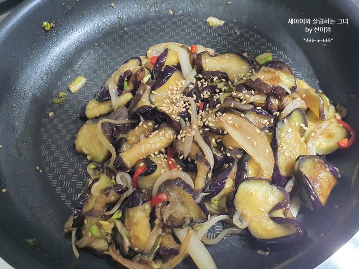 쫄깃한 가지볶음 레시피 4인분 40분 완성 평점 4.9점(54) 레시피 이미지 - 10