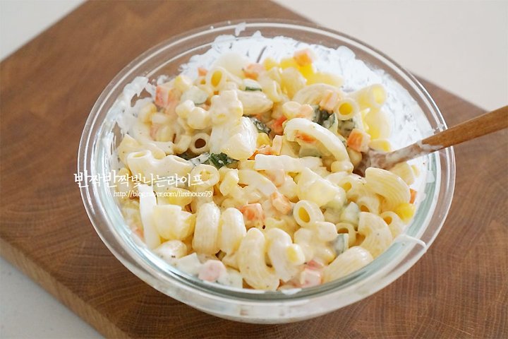 산뜻하고 아삭한 마카로니샐러드 레시피 3인분 35분 완성 평점 4.9점(87) 레시피 이미지 - 12