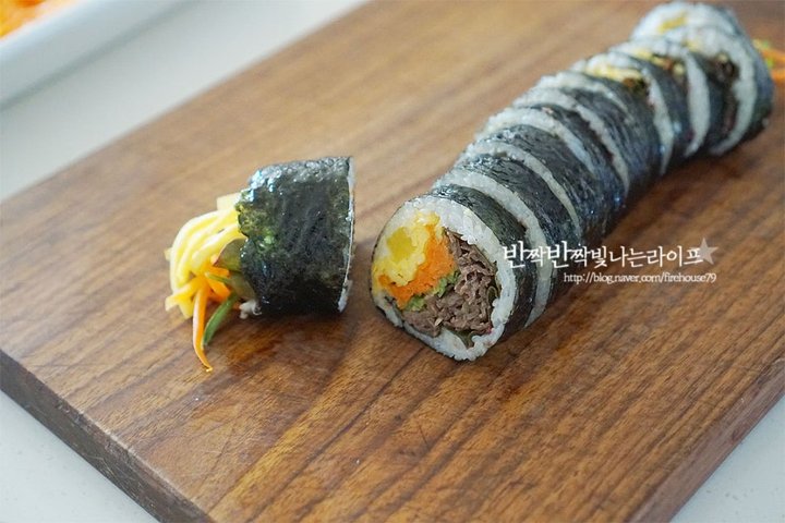 정성 가득 아이들이 좋아하는 불고기김밥 레시피 2인분 35분 완성 평점 4.7점(24) 레시피 이미지 - 15