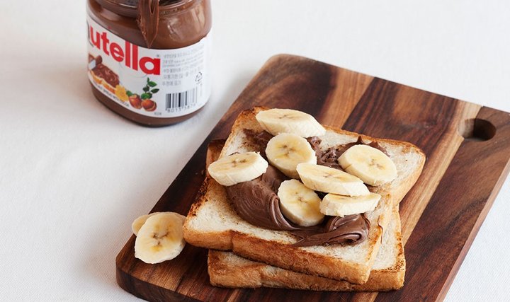달콤하고 부드러운 누텔라 바나나 토스트 레시피 1인분 10분 완성 평점 4.8점(93) 레시피 이미지 - 1