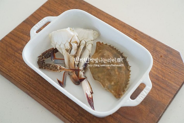 시원하고 얼큰한 꽃게라면 레시피 2인분 35분 완성 평점 4.7점(27) 레시피 이미지 - 3