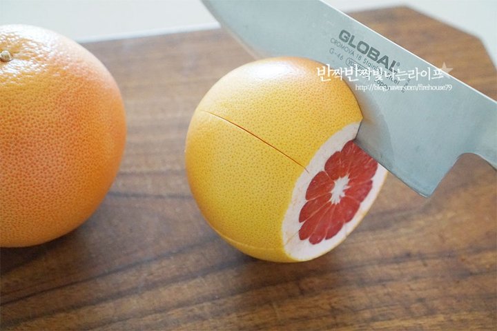 상큼 쌉쌀한 맛의 산뜻한 자몽청 레시피 2인분 25분 완성 평점 4.8점(43) 레시피 이미지 - 4